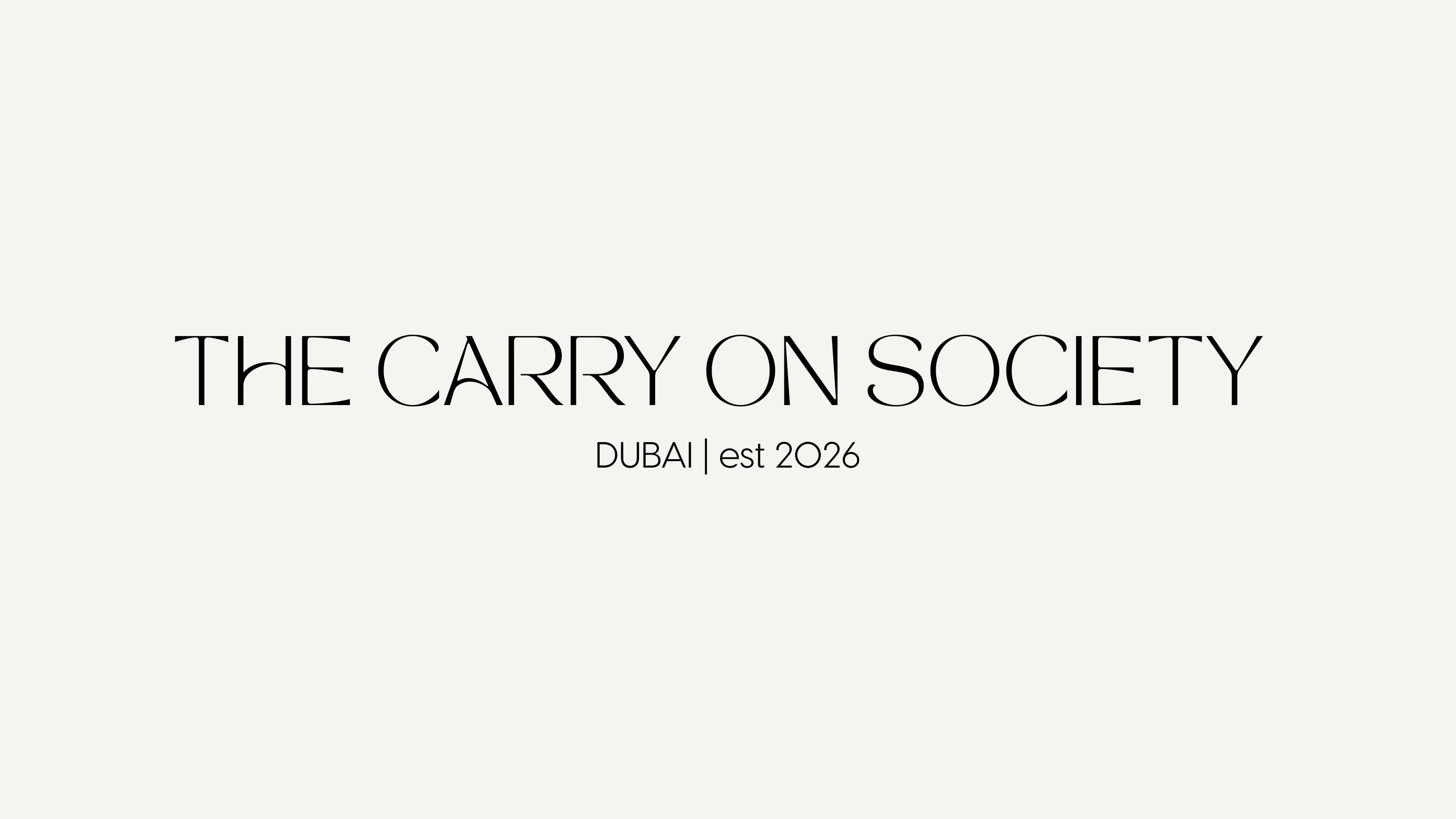 The Carry On Society